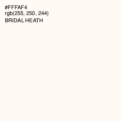 #FFFAF4 - Bridal Heath Color Image